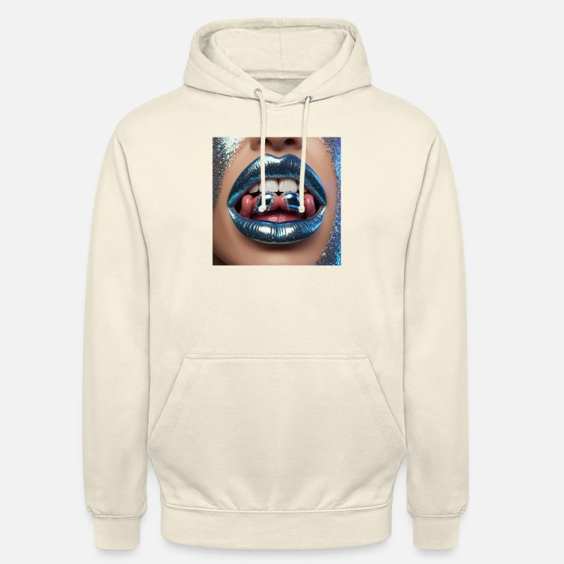 Bacio comico - Felpa con cappuccio unisex - milkshake