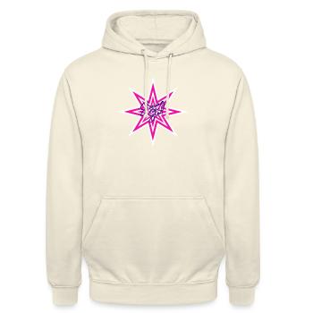 Shining Star - Unisex Hoodie - vanilla - Front - Alina (178cm) & Michal (187cm)