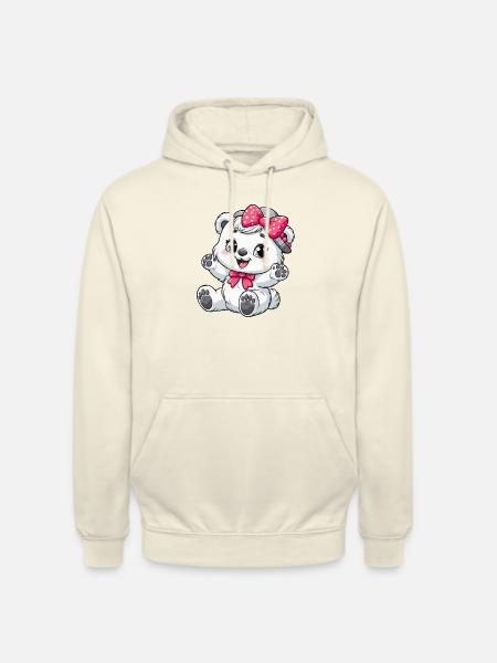 Kleinkind Eisbär Mädchen - Unisex Hoodie - Vanille-Milchshake
