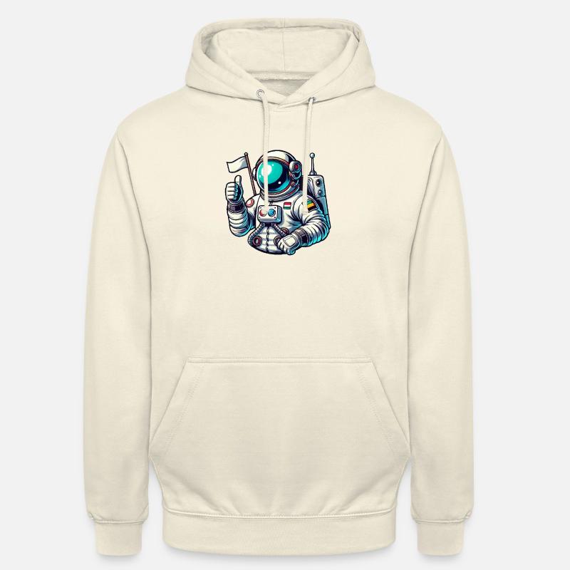 Bande dessinée d’astronaute - Sweat-shirt à capuche unisexe - vanille