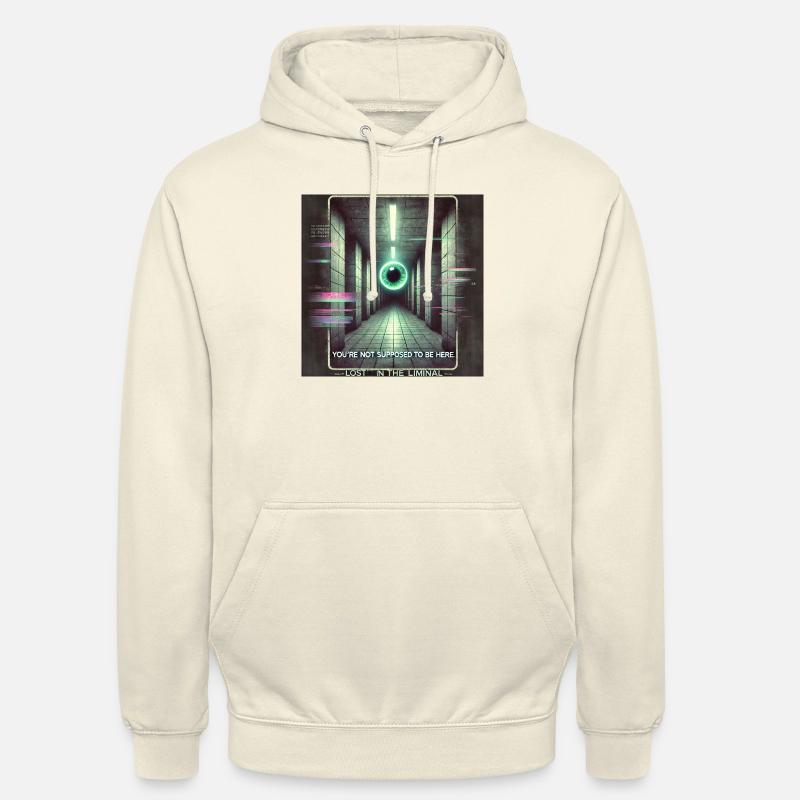weirdcore Lost in the Liminal - Unisex Hoodie - vanilla