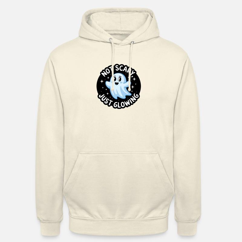 Pas effrayant, juste rayonnant - Sweat-shirt à capuche unisexe - vanille