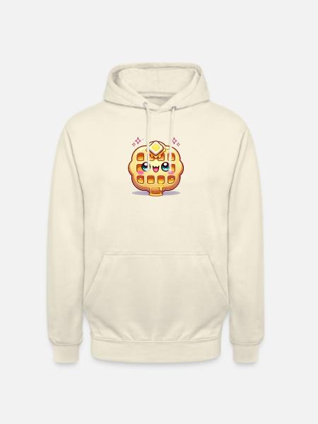 Waffle kawaii waffle cute - Unisex Hoodie - vanilla
