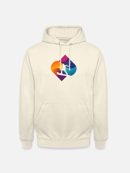 Wakeboarder Board Wakeboard - Sweat-shirt à capuche unisexe - vanille
