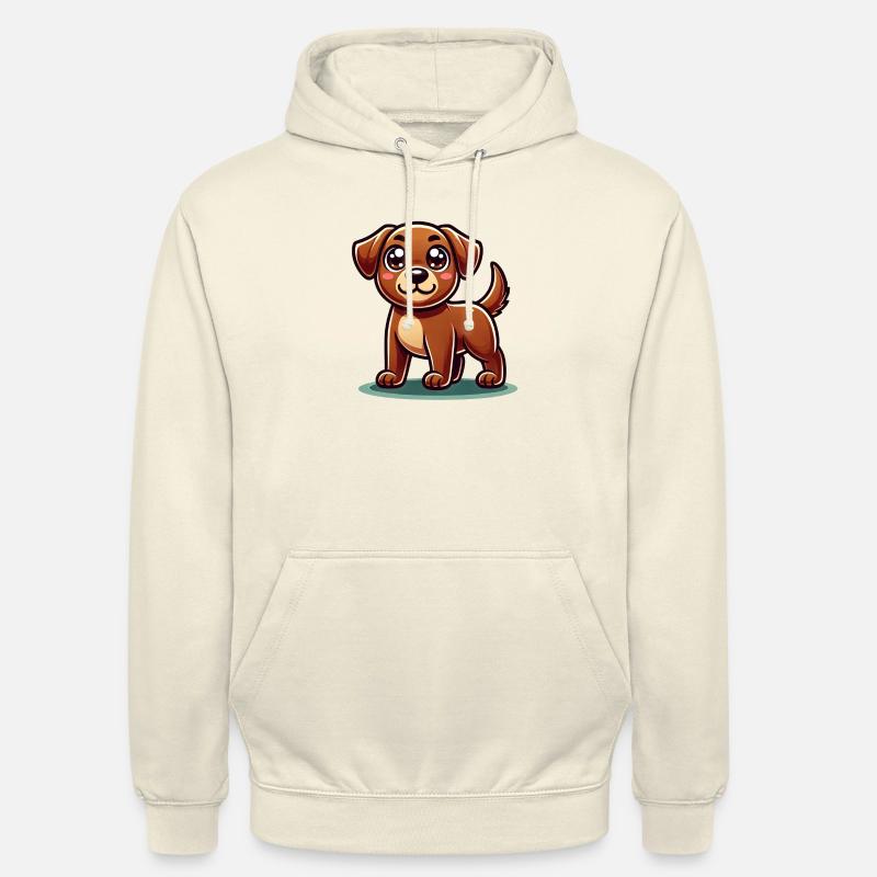 Hund Comic Kinder - Unisex Hoodie - Vanille-Milchshake