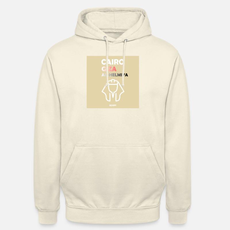 Le Caire, Égypte - Sweat-shirt à capuche unisexe - vanille