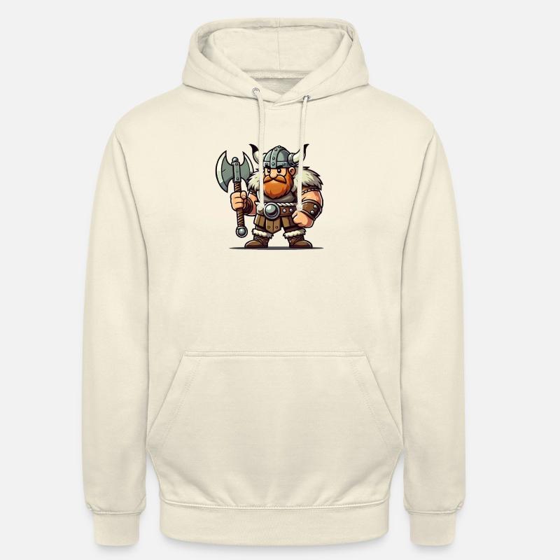 wikinger comic - Unisex Hoodie - Vanille-Milchshake