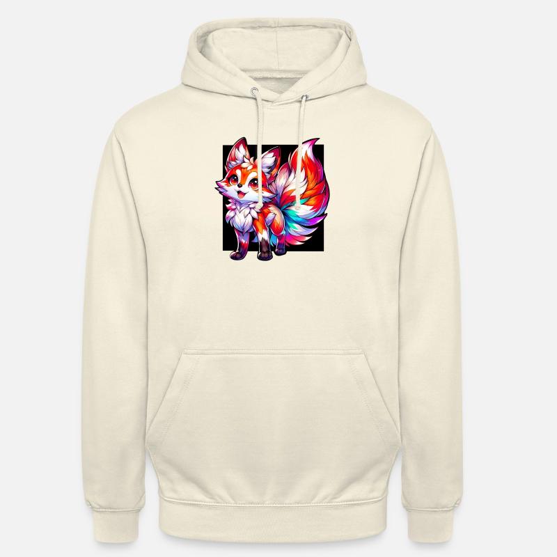 Douce petite renarde - Sweat-shirt à capuche unisexe - vanille