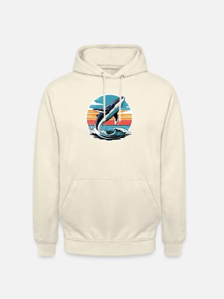 Sunset Splash - Unisex Hoodie - vanilla