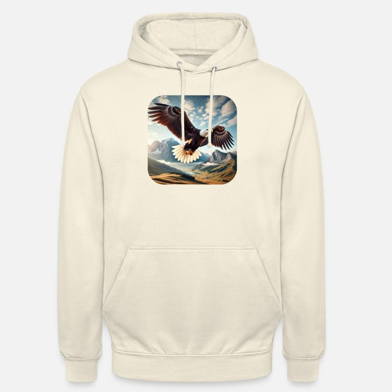 Bald eagle - Unisex Hoodie - vanilla