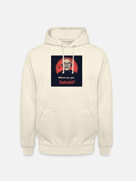 Bitcoin Satoshi Nagamoto - Unisex Hoodie - vanilla