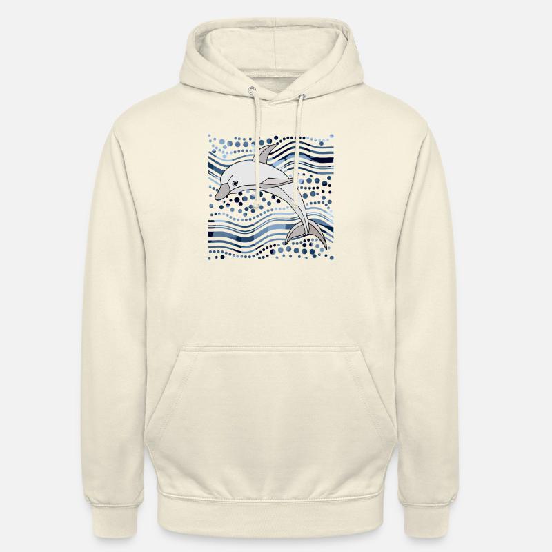 Delfin - Unisex Hoodie - Vanille-Milchshake