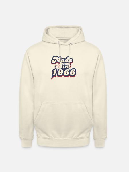 Made in 1966 Retro - Unisex Hoodie - vanilla