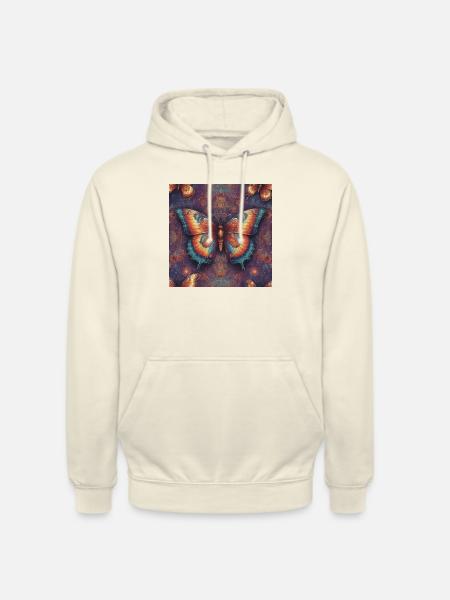 Cosmic Butterfly - Unisex Hoodie - vanilla