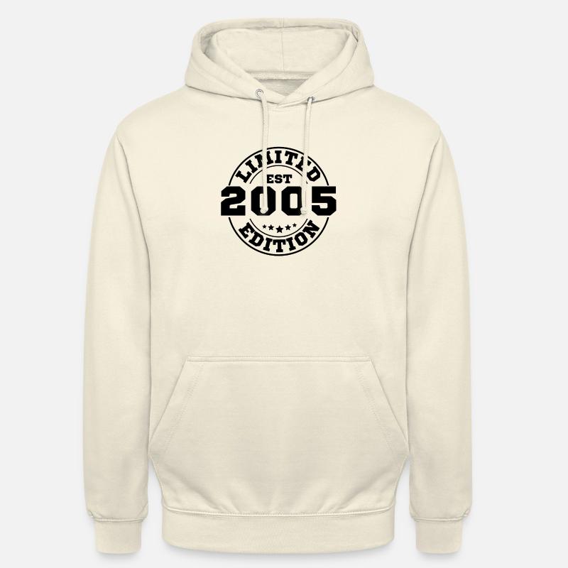 2005 limited edition - Sweat-shirt à capuche unisexe - vanille