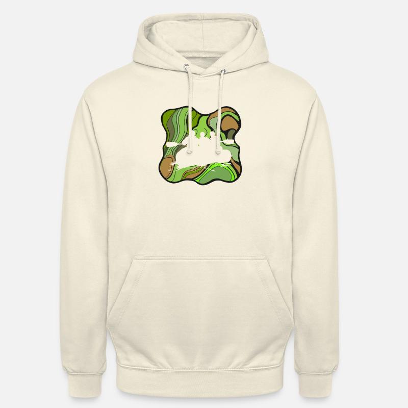 Kayak à rames - Sweat-shirt à capuche unisexe - vanille