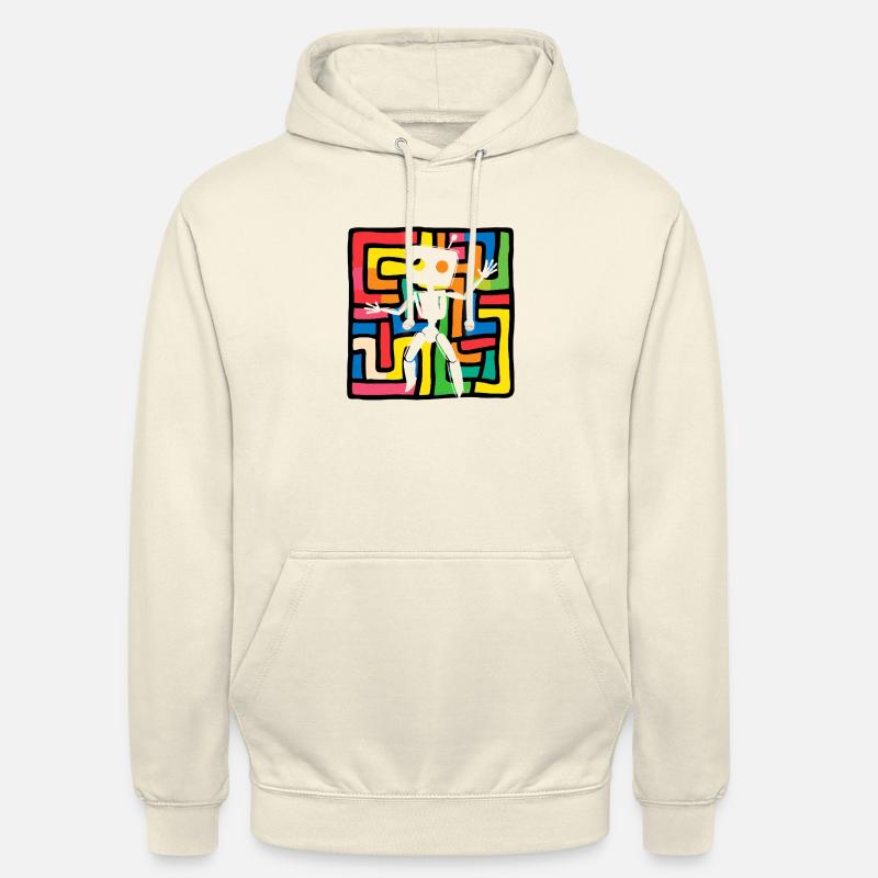 Robotik Cyborg Roboter - Unisex Hoodie - Vanille-Milchshake