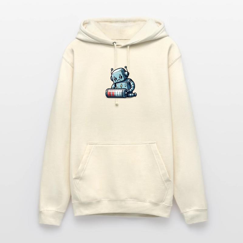 Robot Weak Battery Robo-Problems Sweat-shirt à capuche unisexe