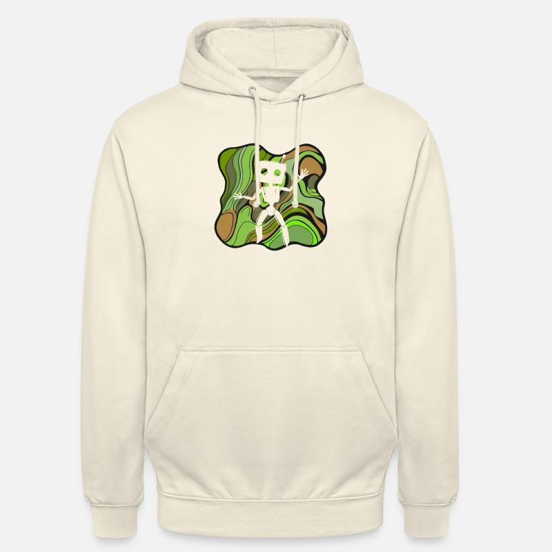 Robot Tech Scifi - Sweat-shirt à capuche unisexe - vanille