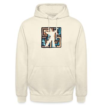 Dance Sport Dancing Dance Couple - Unisex Hoodie - vanilla - Front - Alina (178cm) & Michal (187cm)