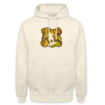 Wakeboard Wakeboarden - Unisex Hoodie - Vanille-Milchshake - Vorne - Alina (178cm) & Michal (187cm)