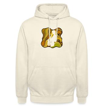 Saxophone Wind Instrument Saxophonist - Unisex Hoodie - vanilla - Front - Alina (178cm) & Michal (187cm)