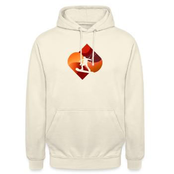Wakeboarder Wakeboard Water Sports - Unisex Hoodie - vanilla - Front - Alina (178cm) & Michal (187cm)