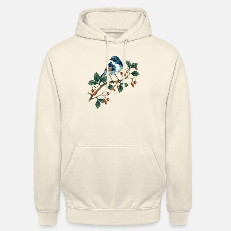 Oiseau coloré - Sweat-shirt à capuche unisexe - vanille