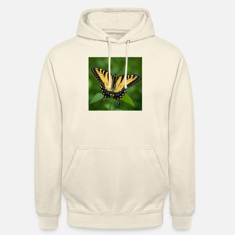 Eastern Tiger swallowtail - Unisex Hoodie - vanilla