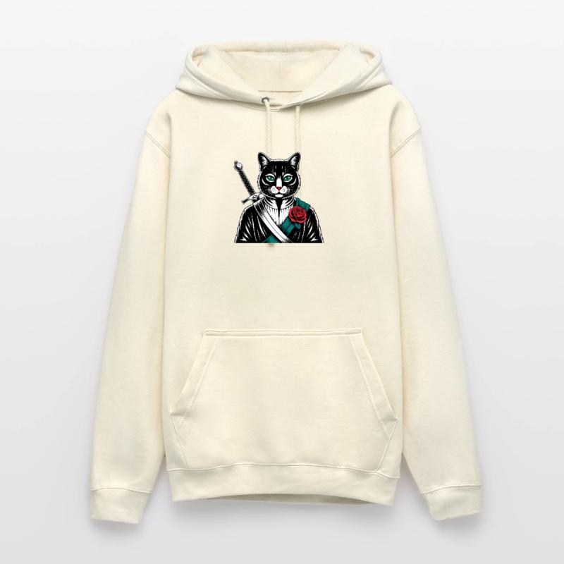 Die Samurai-Katze, die Bushido-Katze Unisex Hoodie