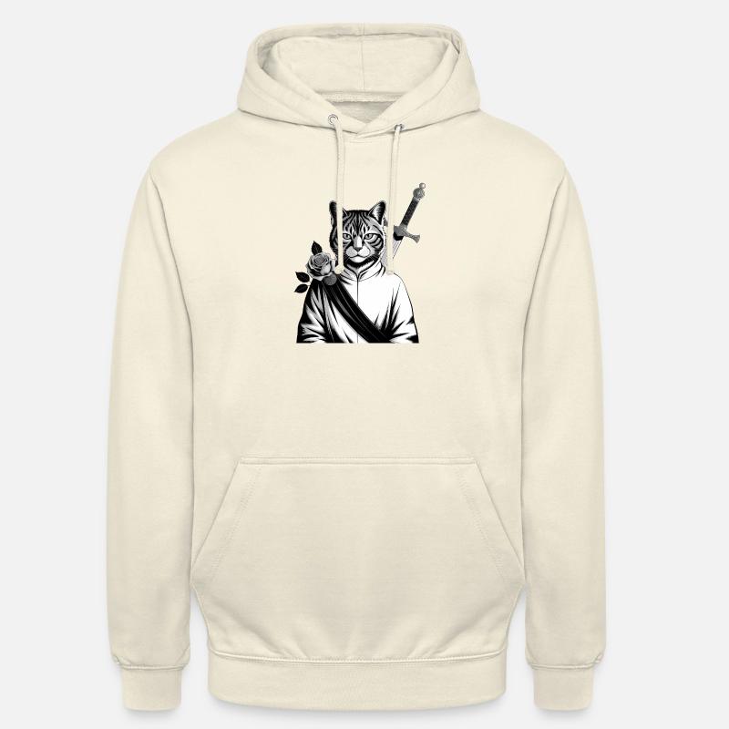 Die Samurai-Katze, die Bushido-Katze Unisex Hoodie