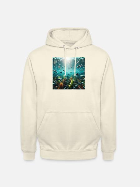 Clear Water Fish Show - Unisex Hoodie - vanilla