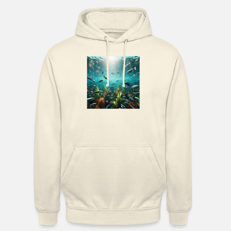 Clear Water Fish Show - Unisex Hoodie - vanilla