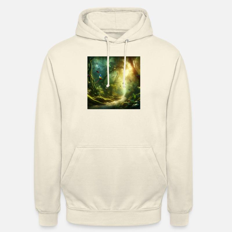 Explorer les textes - Sweat-shirt à capuche unisexe - vanille