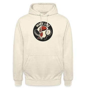 DURAG - Unisex Hoodie - Vanille-Milchshake - Vorne - Alina (178cm) & Michal (187cm)