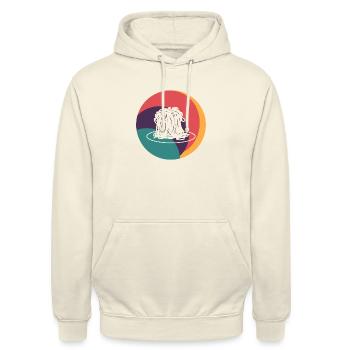 Pasta Lasagna - Unisex Hoodie - vanilla - Front - Alina (178cm) & Michal (187cm)