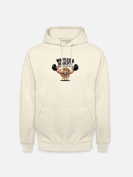 Waffles & Deadlifts - Unisex Hoodie - Vanille-Milchshake