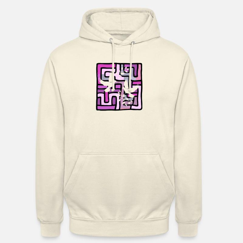Tauben Peacezeichen - Unisex Hoodie - Vanille-Milchshake