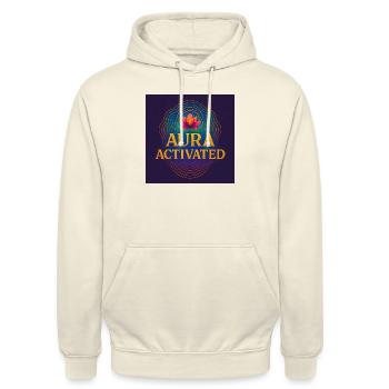 Aura Activated - Unisex Hoodie - vanilla - Front - Alina (178cm) & Michal (187cm)