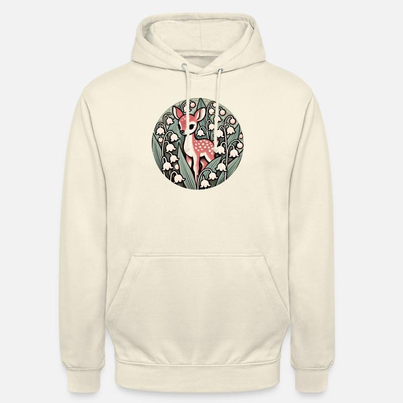Faon - Sweat-shirt à capuche unisexe - vanille