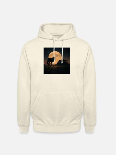 Horse Night - Unisex Hoodie - vanilla