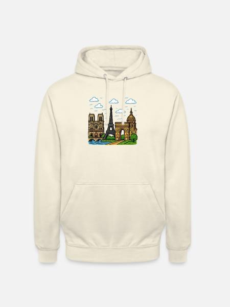 Paris City - Unisex Hoodie - vanilla