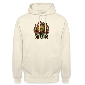 Würfel 20 Seitig - Unisex Hoodie - Vanille-Milchshake - Vorne - Alina (178cm) & Michal (187cm)