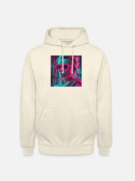 Neon Chill Swiss Still - Sweat-shirt à capuche unisexe - vanille