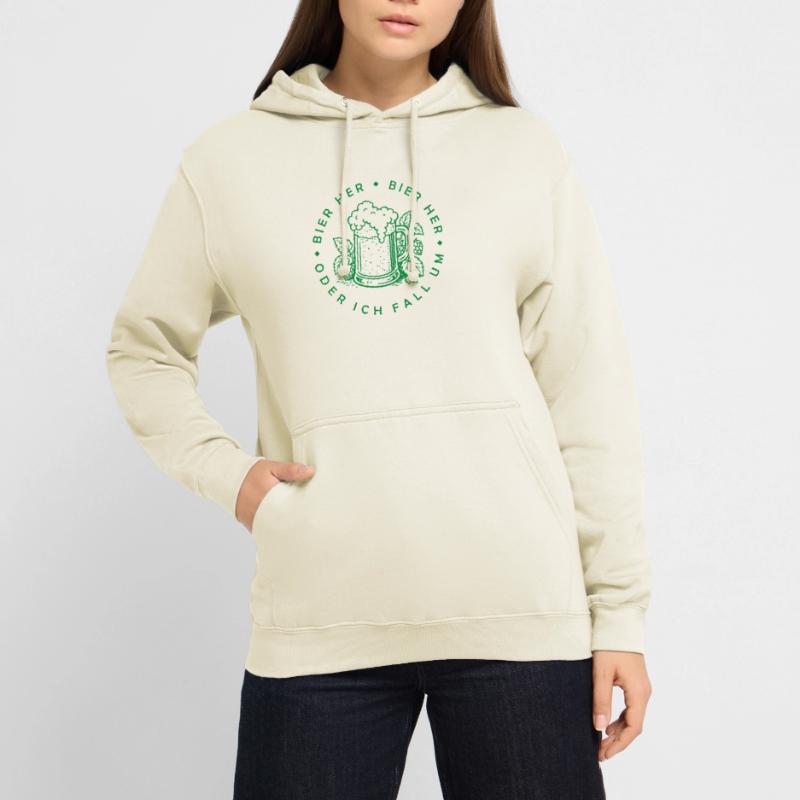 Bees here - Oder ich fall um! Unisex Hoodie