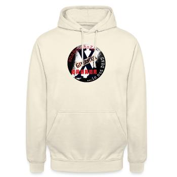Grunge - Unisex Hoodie - Vanille-Milchshake - Vorne - Alina (178cm) & Michal (187cm)