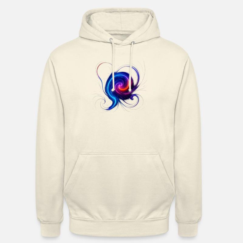 Cosmic Flow – une collection de - Sweat-shirt à capuche unisexe - vanille