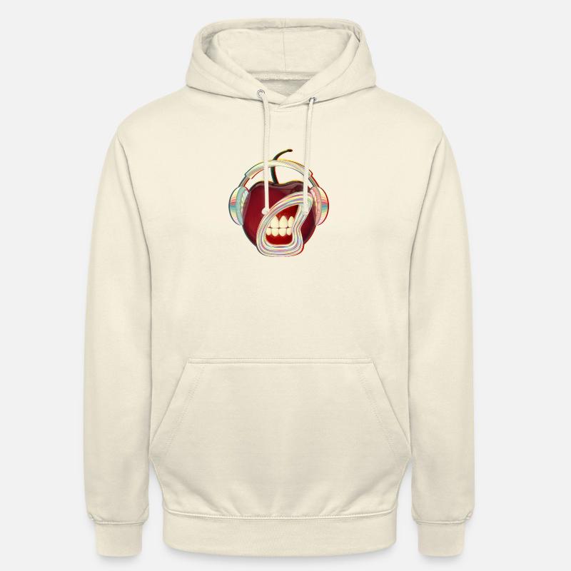 Wildkirsche Flumpy Stripes - Unisex Hoodie - Vanille-Milchshake