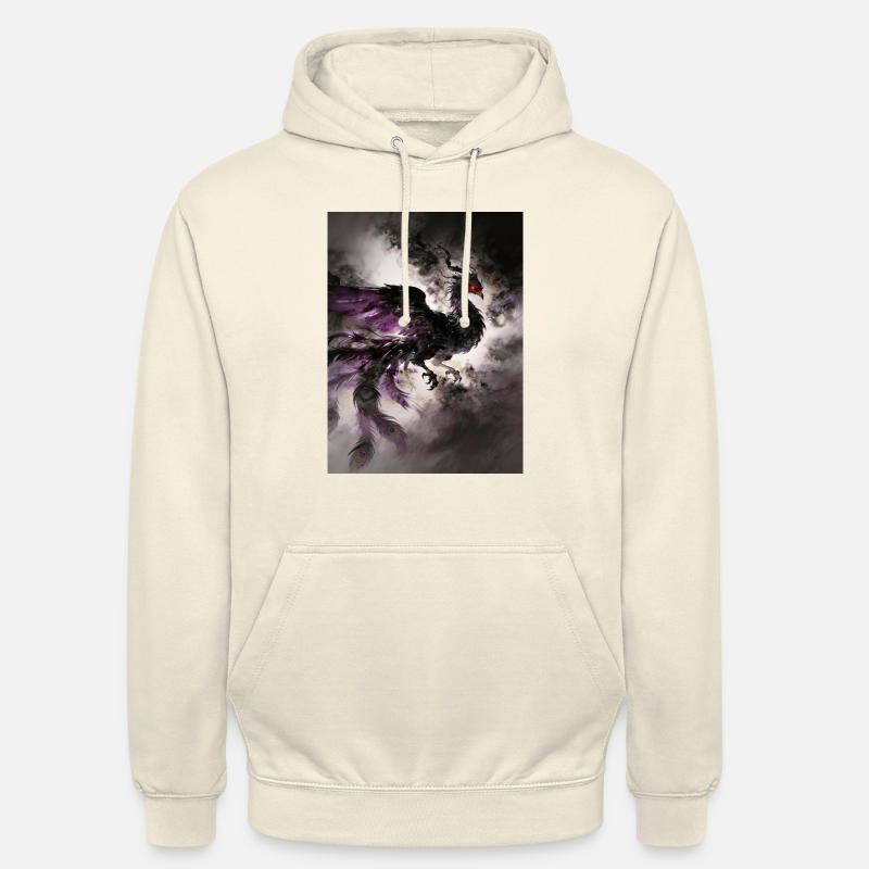 Le Crépuscule du Phénix Noir : Éclipse - Sweat-shirt à capuche unisexe - vanille
