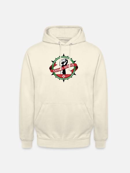 Euskal Herria - Sweat-shirt à capuche unisexe - vanille